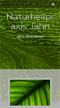 Mobile Screenshot of naturheilpraxis-jahn.de